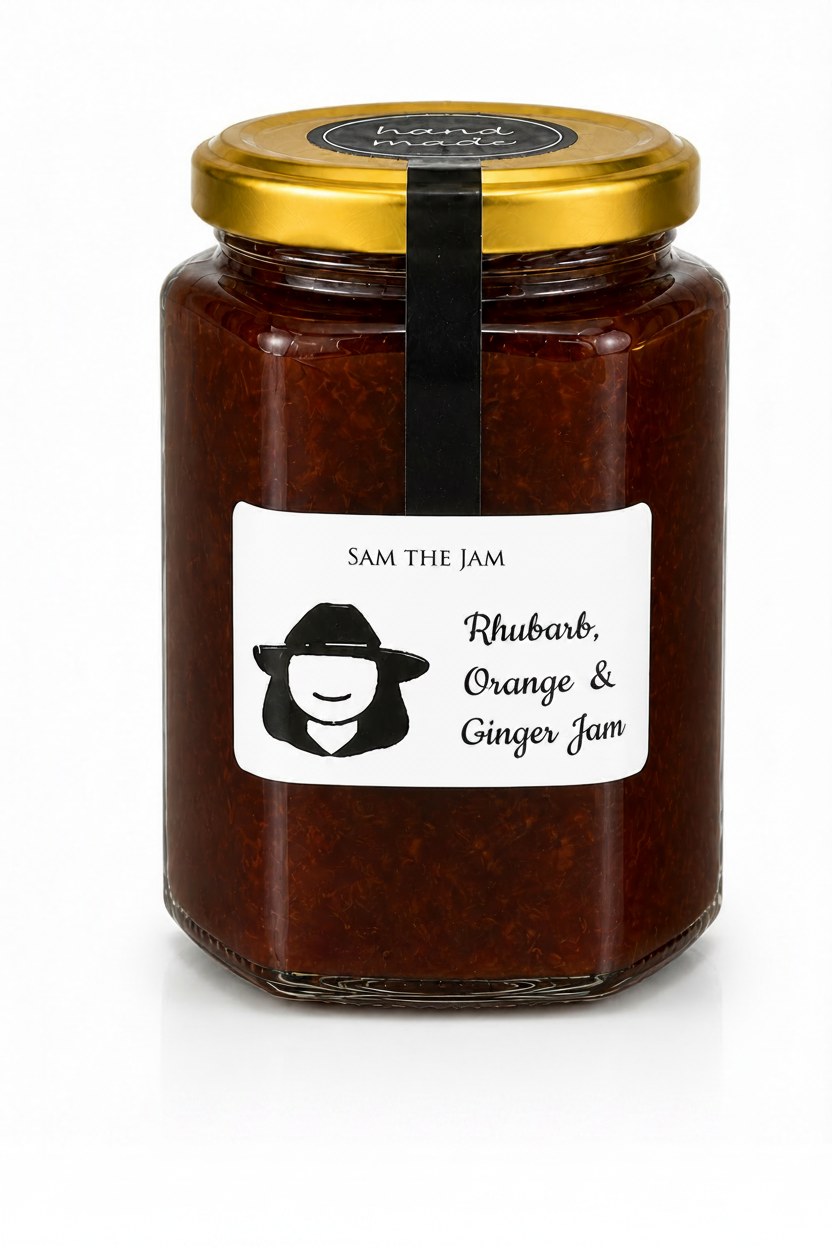 Rhubarb, Orange & Ginger Jam